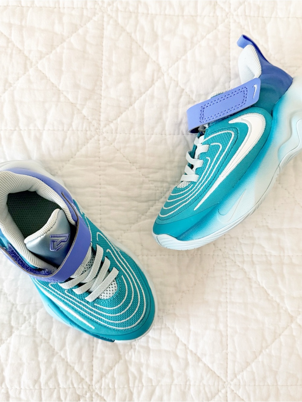 NEW NIKE 10 Boys Little Kid Giannis Immortality IV Basketball Sneakers Turquoise